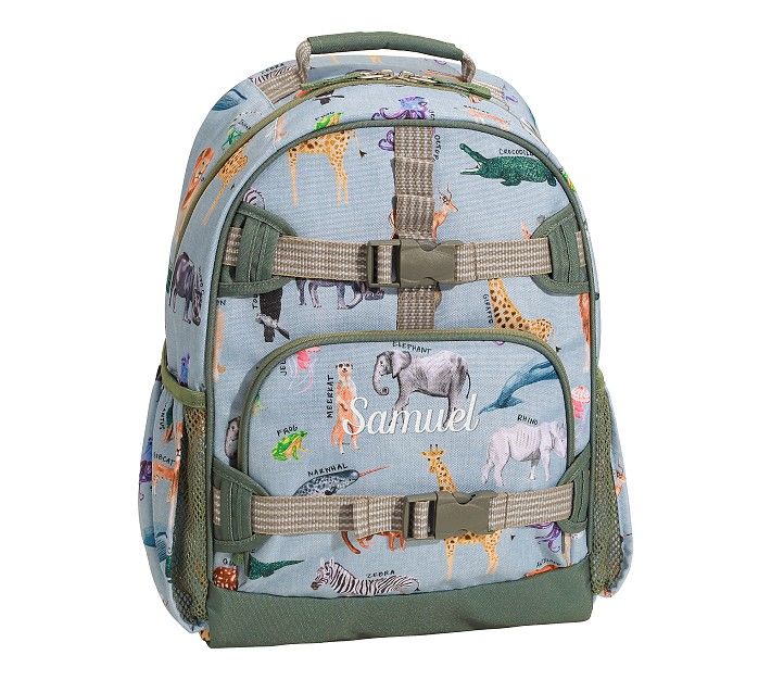 Mackenzie Brendan Safari Animals Backpacks | Pottery Barn Kids