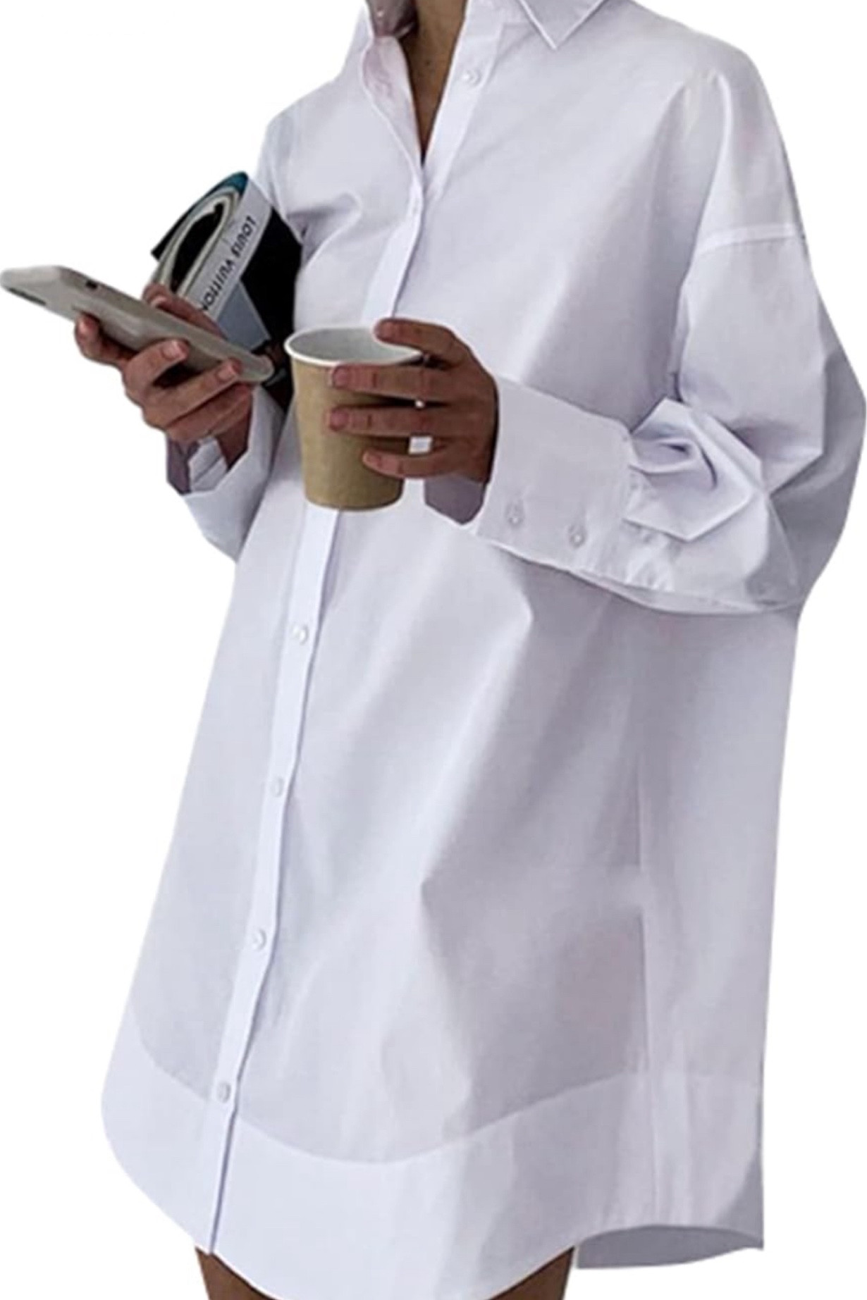 Amazon find LYANER Women's Casual Shirt Dress Collar V Neck Button Down Loose Long Sleeve Mini Dresses

#LTKSeasonal #LTKFindsUnder50