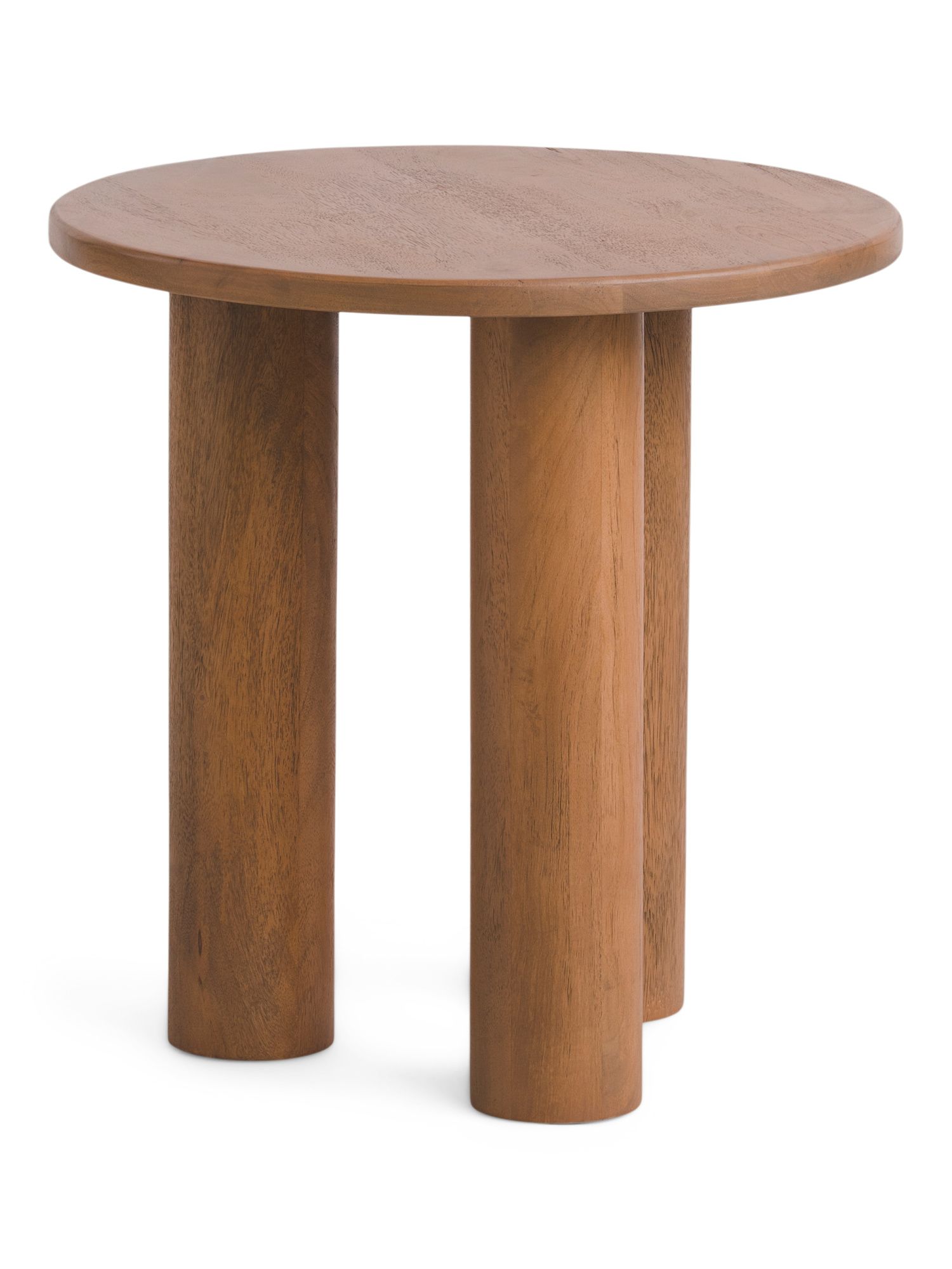 20in Acacia Wood Modern Accent Table | TJ Maxx