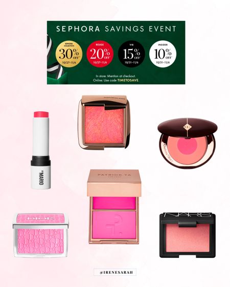 My blush picks for the Sephora sale! 

#LTKHolidaySale #LTKbeauty #LTKfindsunder50