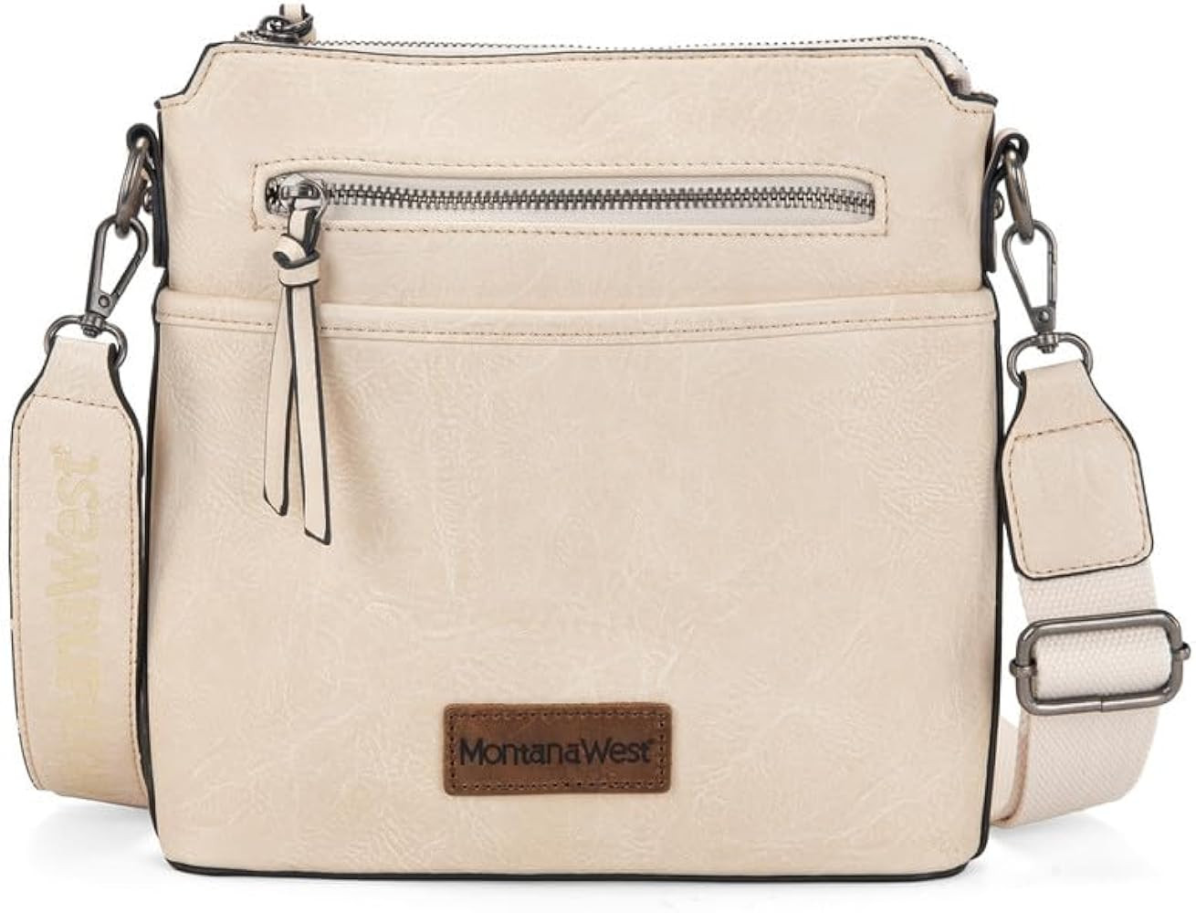 Montana West Crossbody Bag for Women Multi Pocket Cross Body Bag Purses with Guitar Strap | Amazon (US)