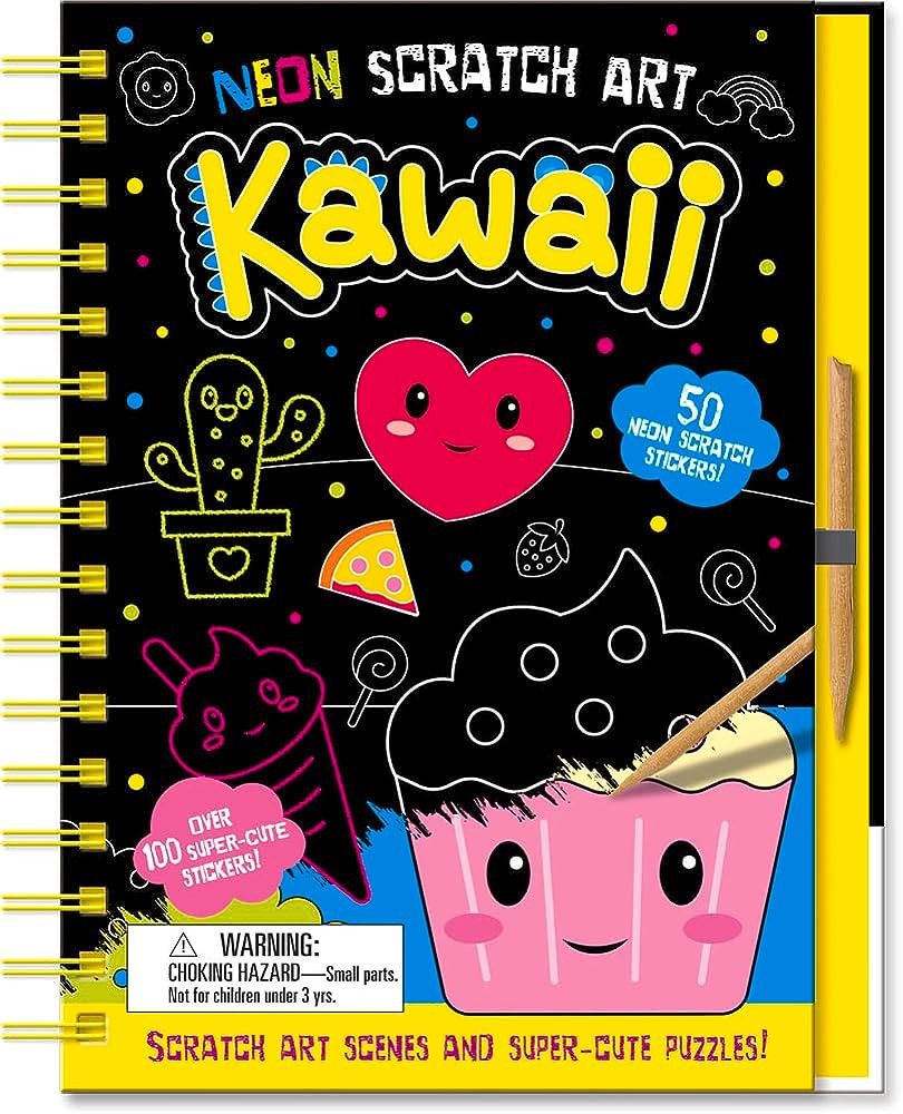 Kawaii (Neon Scratch Art) | Amazon (US)