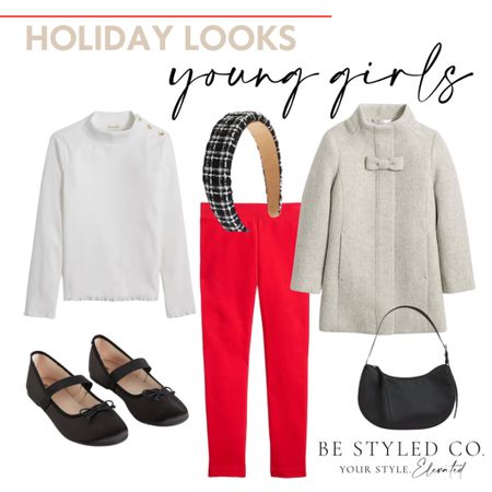 Girls holiday outfit ideas. Easy and cute outfits for young girls to wear over the holiday! #girloutfits #holidayoutfits #kids #girls 

#LTKHoliday #LTKSeasonal #LTKkids