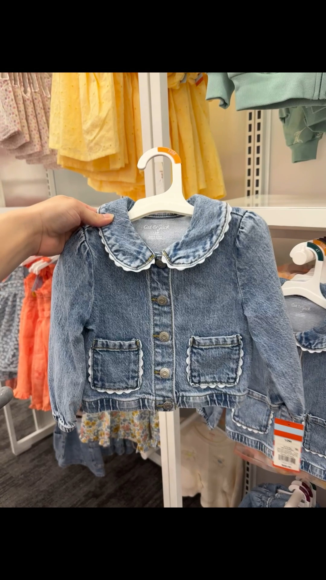 Cat and jack 
Toddler girl clothes 
Denim jacket 
Baby girl jacket 
New target finds 


#LTKBaby #LTKmomlife #LTKKids