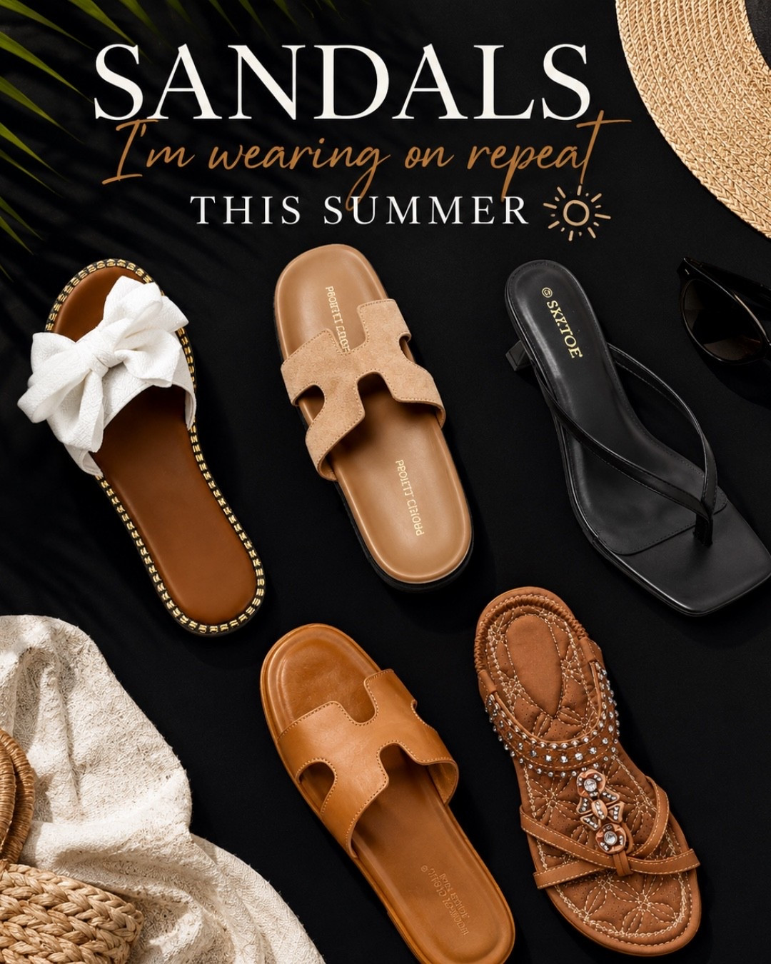 ☀️ Sandals I’m wearing on repeat this summer ✨🤎

Comfortable, chic, and goes with everything.
#LTKStyle #SummerSandals #LTKFinds #SummerStyle #OOTD