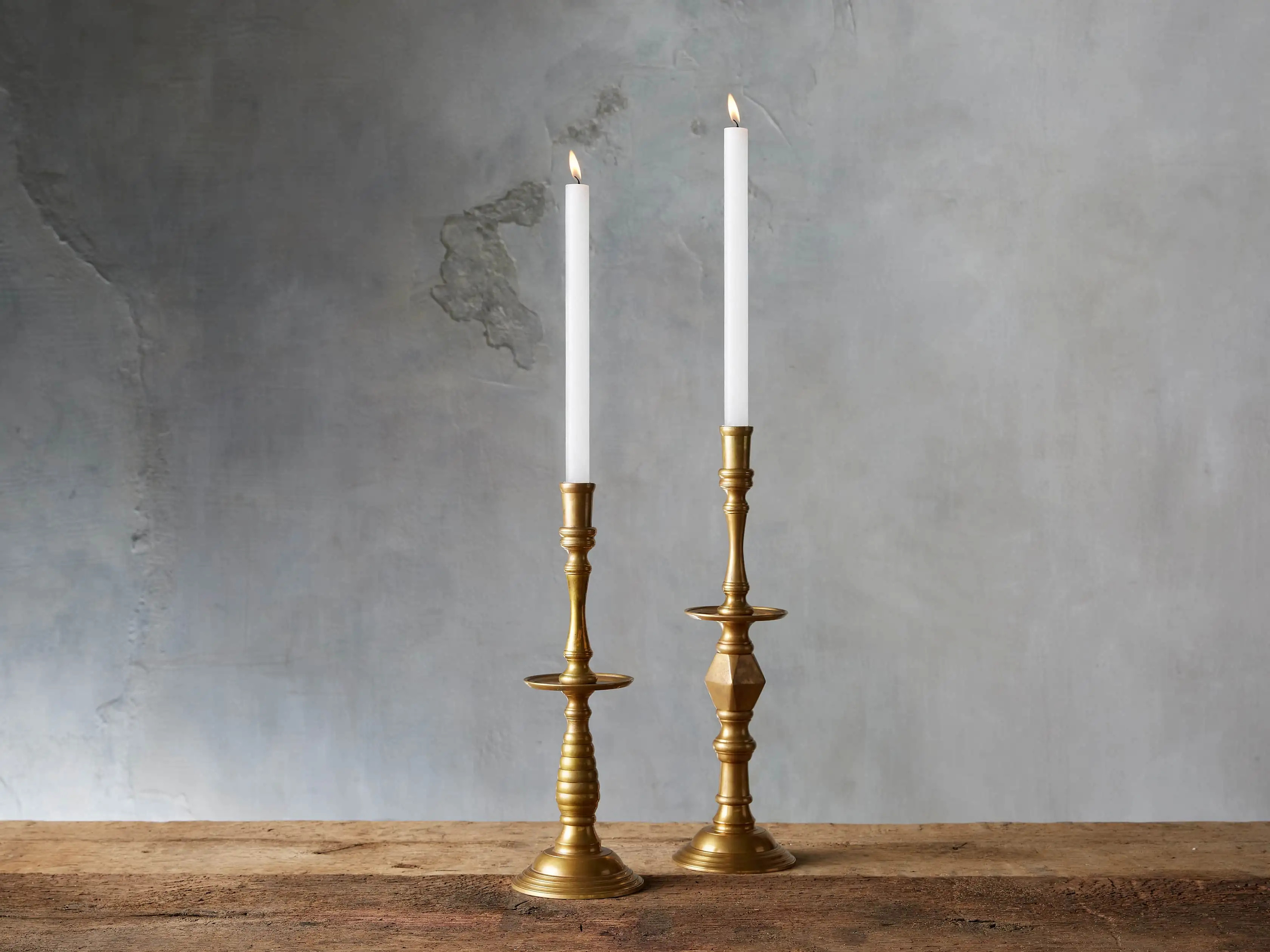 Rustic Taper in White | Arhaus