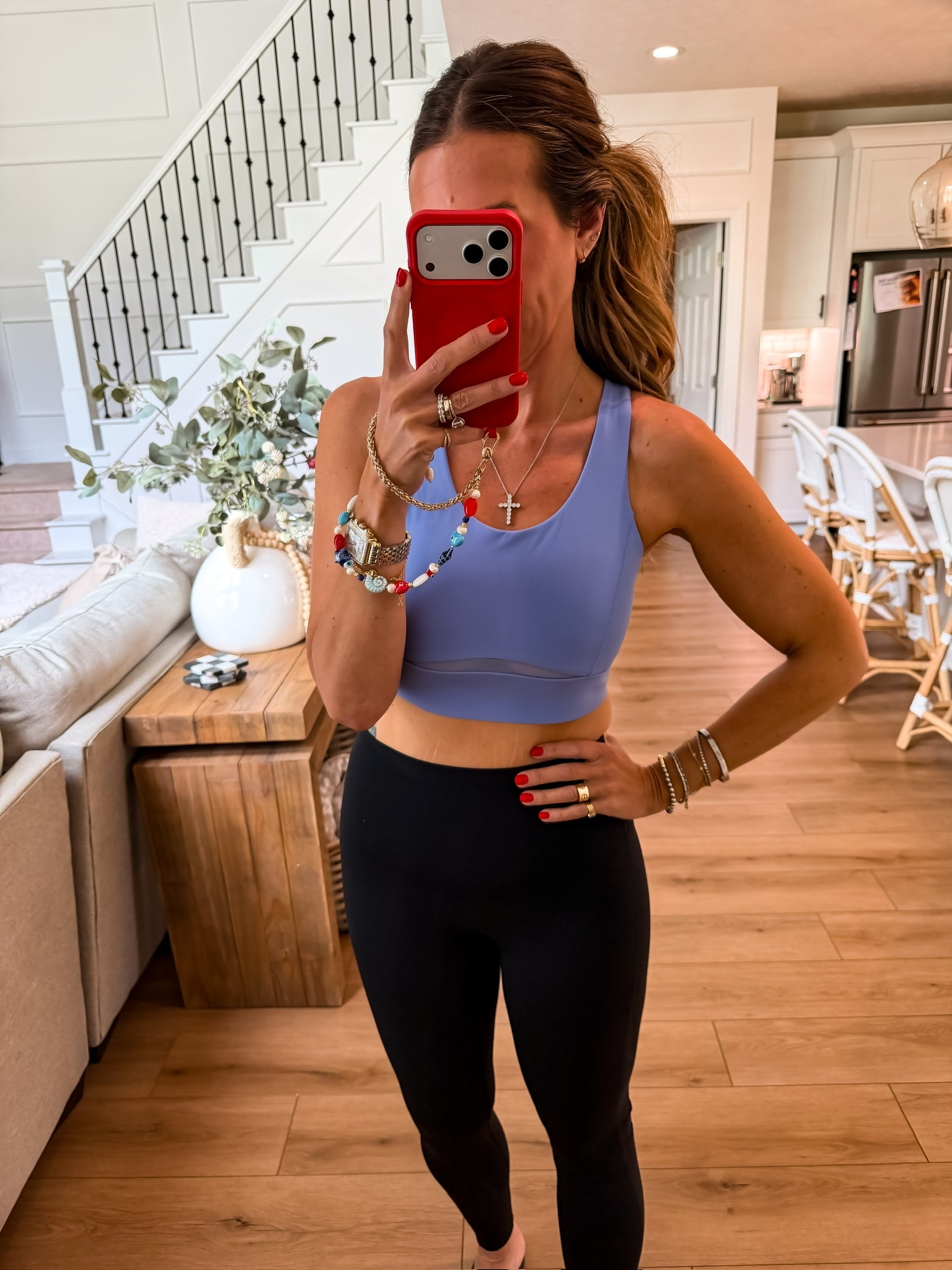 Effortless athleisure ready for any move! This sleek set is perfect for workouts, errands, or just lounging at home in style. Pair it with your favorite sneakers or slides for the ultimate casual chic look. 

Use code TMISXSPANX

Activewear, black leggings, workout set, casual style, comfy outfit, gym wear, everyday athleisure, stretch leggings, lounge wear, fitness outfit, themominstyle

#LTKfitnessgoals #LTKActive #LTKootd