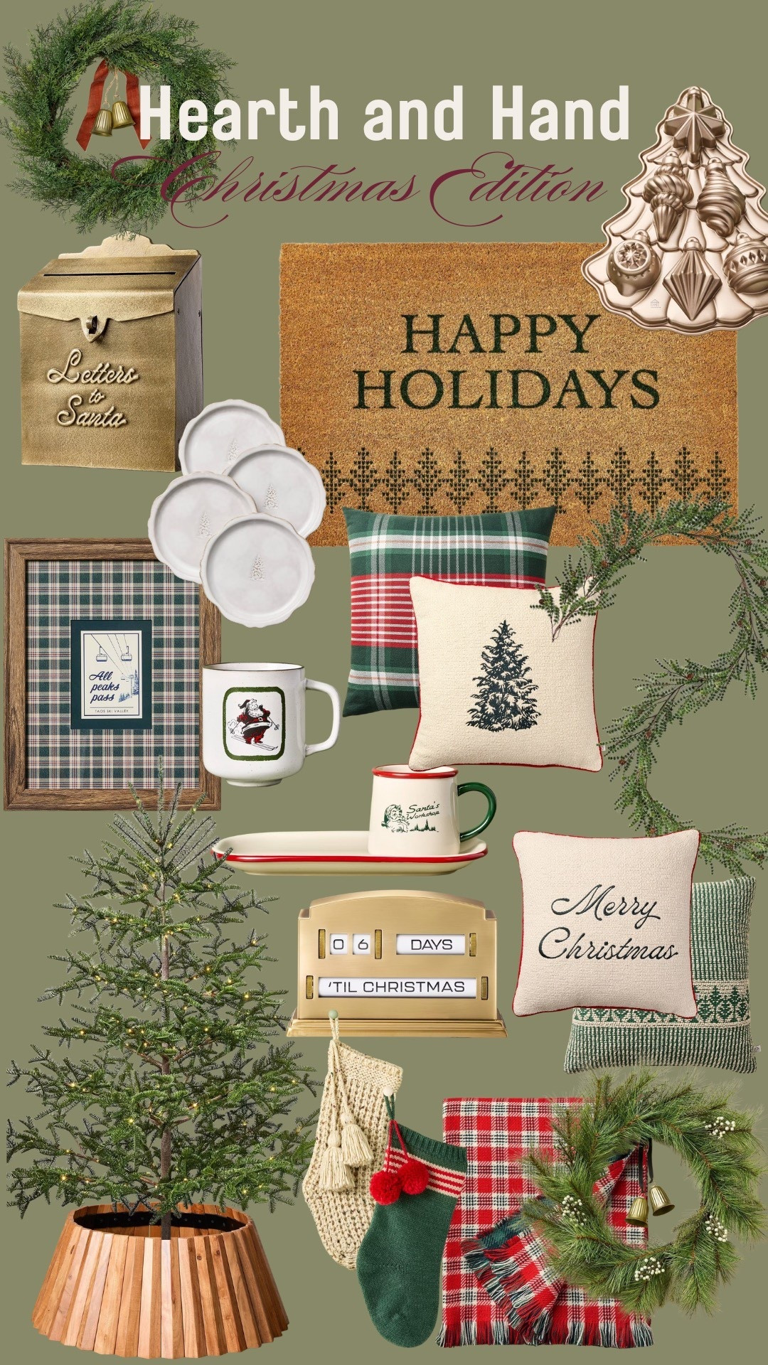 Hearth and hand Christmas collection at target. Some items are selling out so be sure to sign up for restock notifications 

#LTKSeasonal #LTKHome