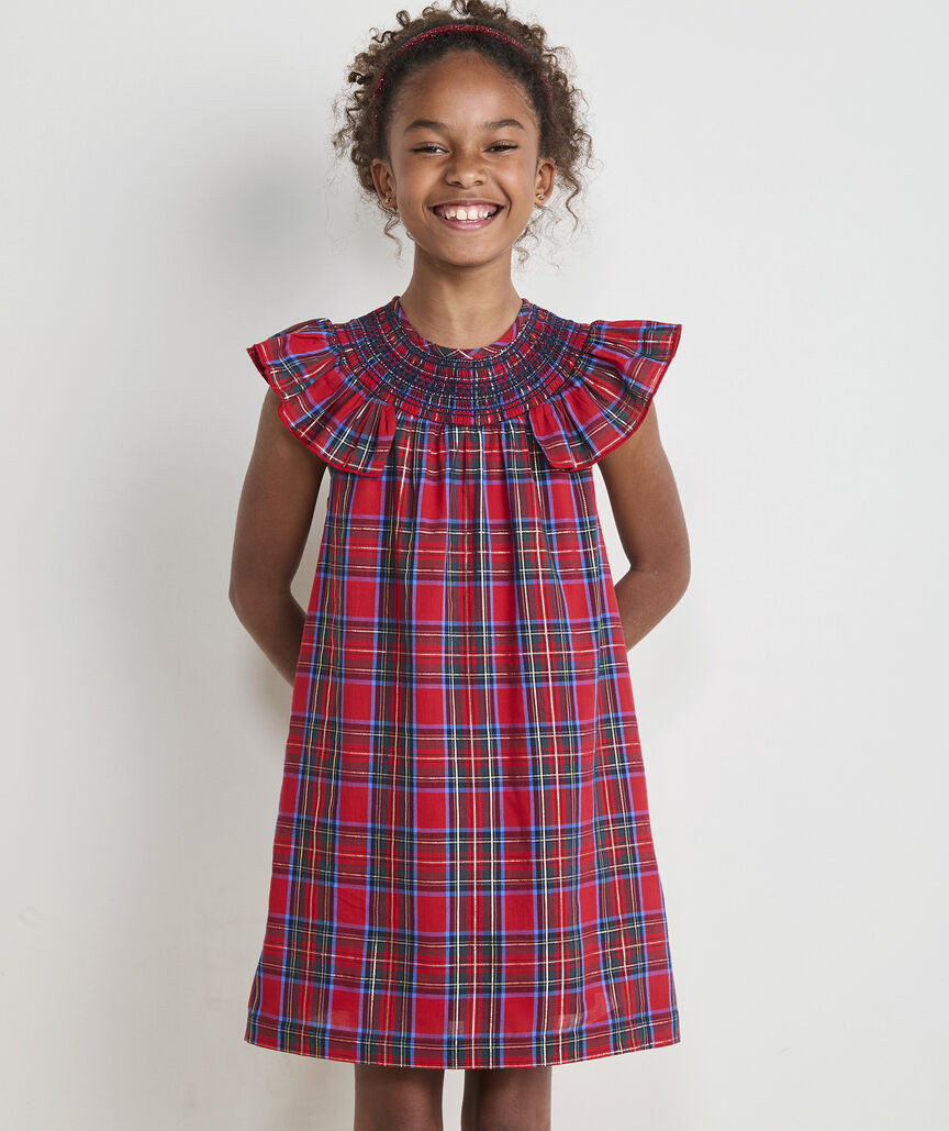 Girls' Regan Tartan Dress | vineyard vines