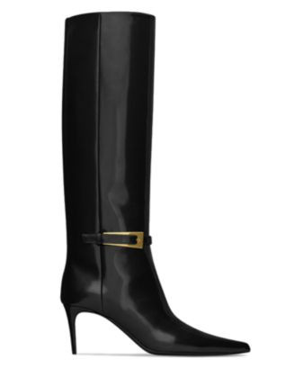 Saint Laurent Lee Boots in Glazed Leather  | Bloomingdale's Shoes Boots | Bloomingdale's (US)