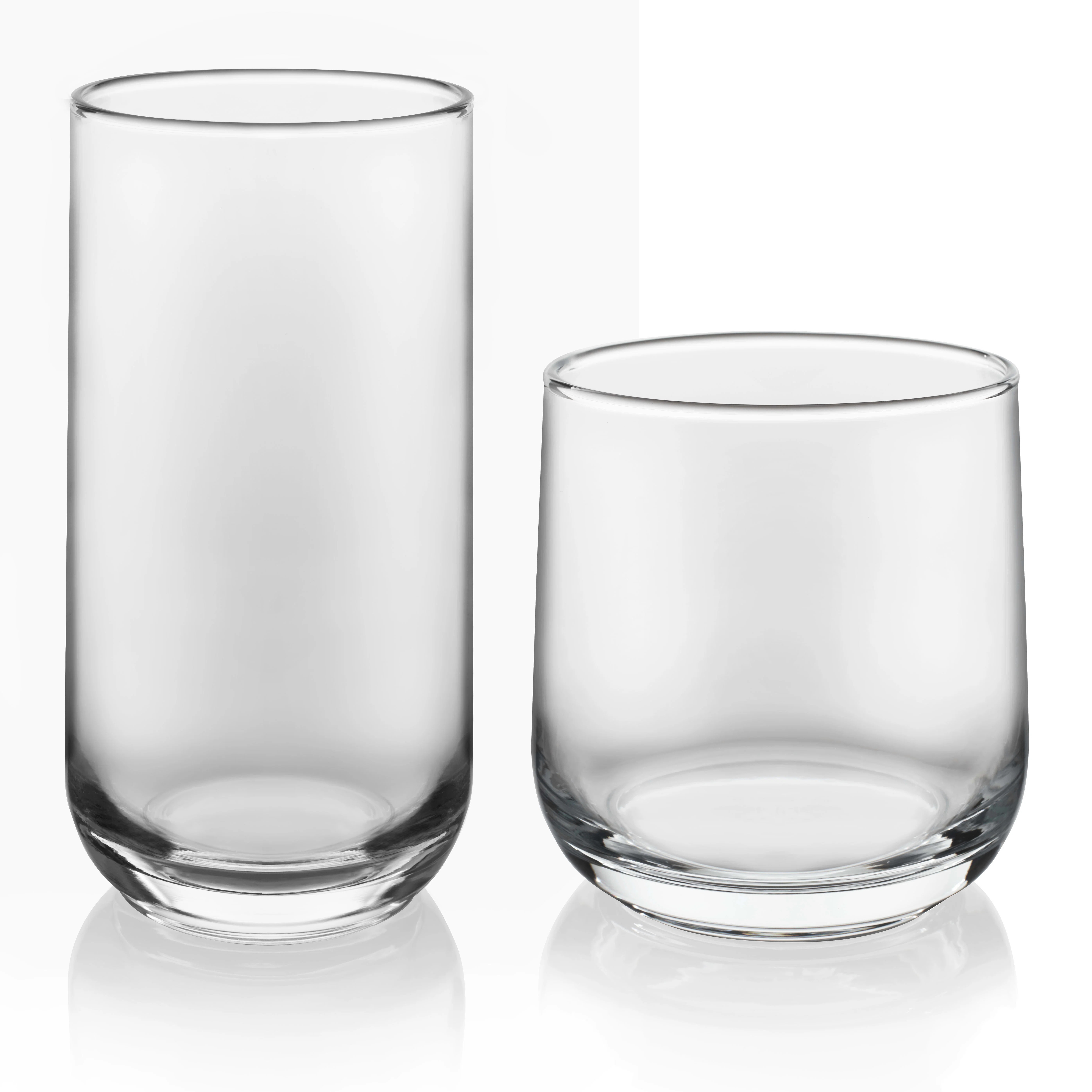 Libbey Ascent 16-Piece Tumbler and Rocks Glass Set & Reviews | Wayfair | Wayfair North America