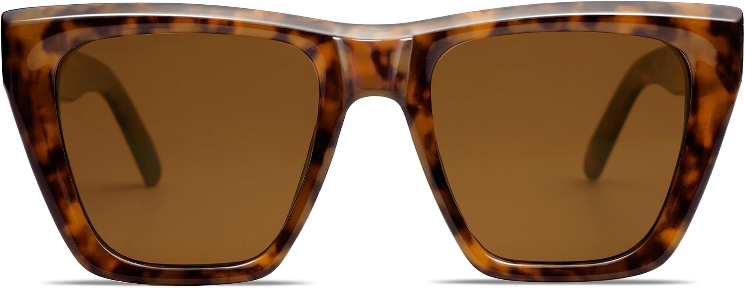 SOJOS Vintage Oversized Square Cat Eye Polarized Sunglasses for Women Trendy Fashion Cateye Style... | Amazon (US)