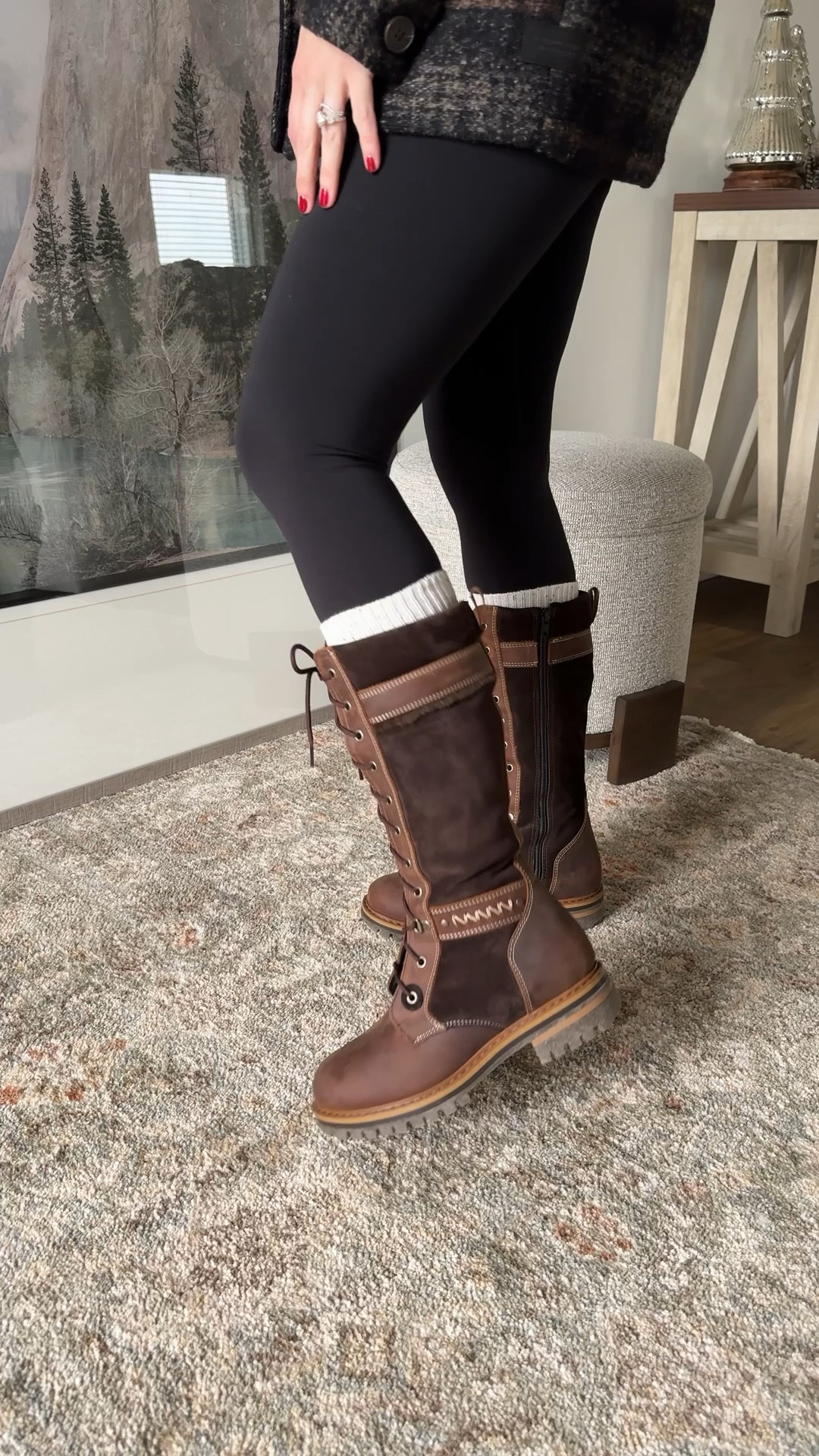 A gift worth splurging on! Brown leather boots are a staple in my closet! The Ilka boots from Overland are my new favorite! They are wool lined with a leather outside! Perfect for all of your adventures !