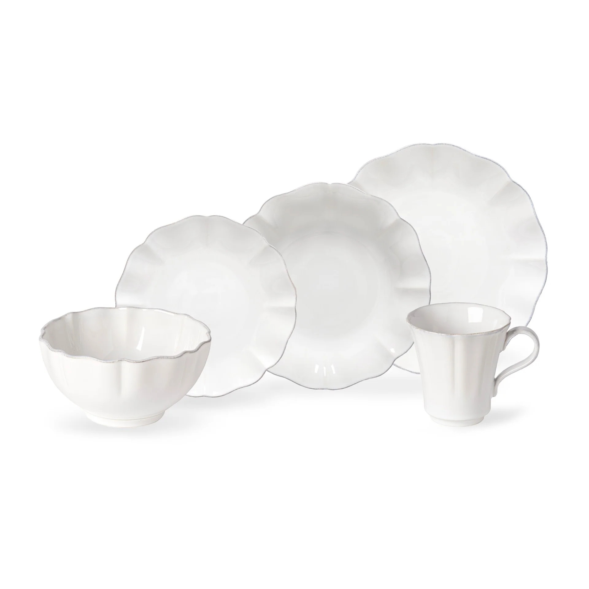 Rosa Costa Nova 5 Piece Place Dinnerware Setting | Mintly Home