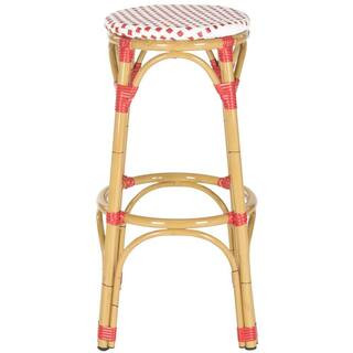 SAFAVIEH Kipnuk 30.7 in. Multi-Colored Bar Stool FOX5211C | The Home Depot