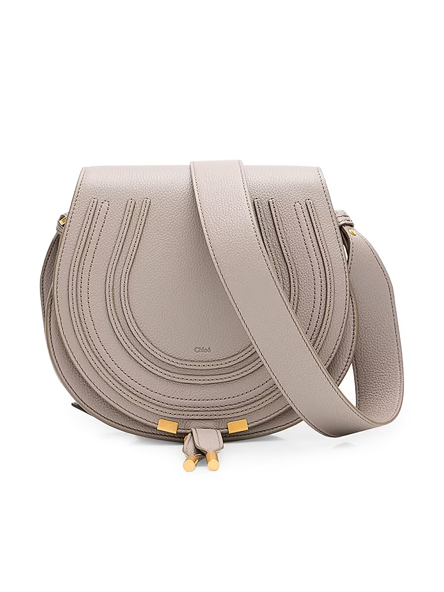 Women's Marcie Leather Saddle Bag - Light Grey | Saks Fifth Avenue