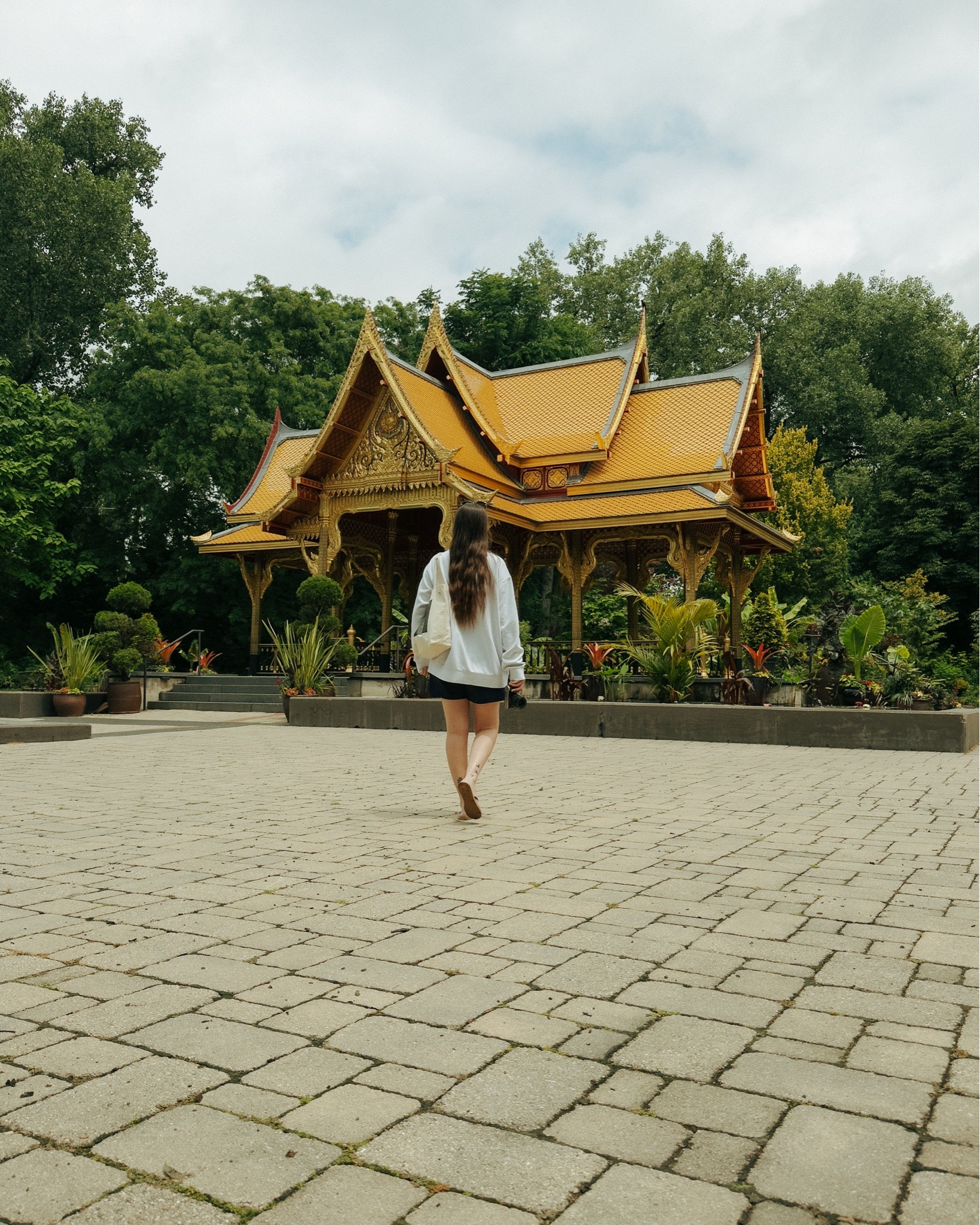 admiring 🪷🐿️🎋🌥️ 

#olbrichgardens #madisonwisconsin #naturedaily #midwestexplored #travelcreator
