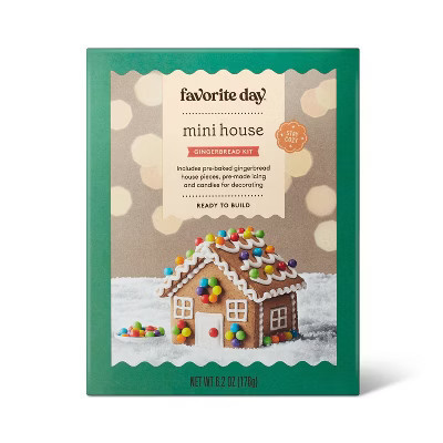 Christmas Mini House Gingerbread House Kit - 6.2oz - Favorite Day™ | Target
