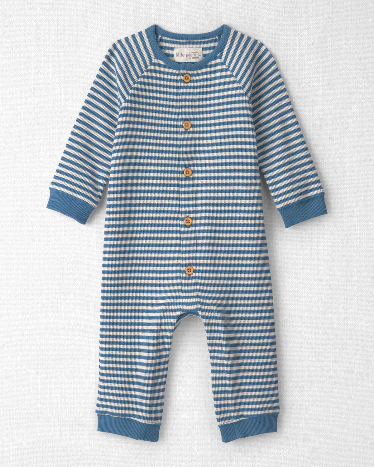 Baby Organic Cotton Waffle Knit Jumpsuit | Carter's Inc