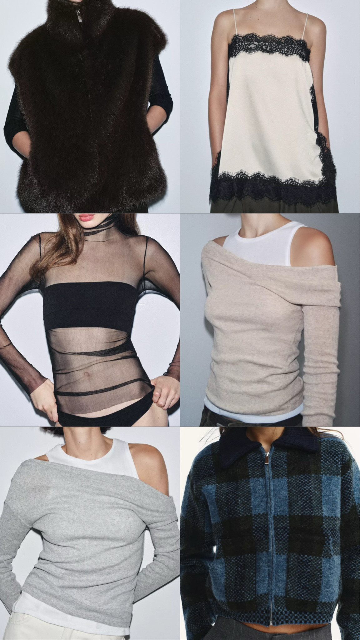 Zara. Zara new in. New in. Waistcoat. Gilet. Faux fur. Faux fur gilet. Lace top. Satin top. Tulle top. Long sleeve top. Knitted top. Off shoulder top. Jumper. Zip up. Hoodie  

#LTKstyletip #LTKuk #LTKautumn