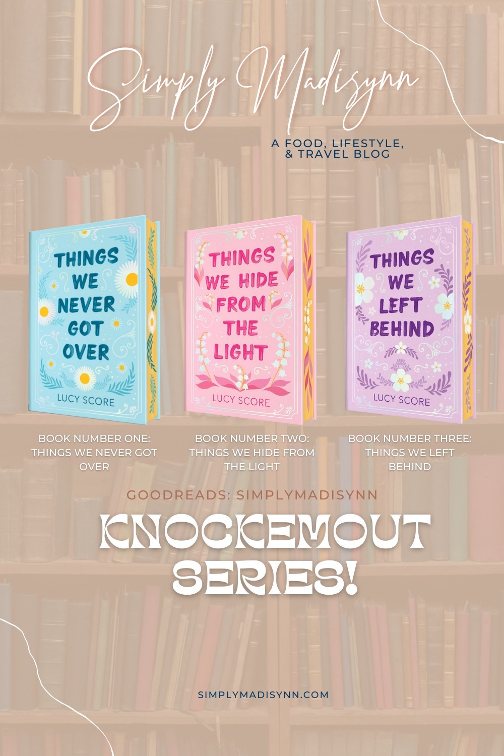 The Morgan brothers have me in a chokehold!🙌🏽 Lucy Score did her thing with this series and I cannot wait ti finish it out with Things We Left Behind💗

#books #ltkbooks #series #readwithme #simplymadisynn 

#LTKHome #LTKTravel #LTKFindsUnder50