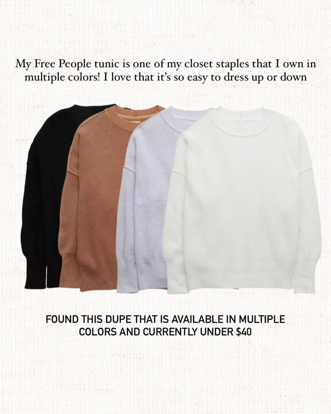 I love this FP DUPE that is currently on sale and under $40! StylinByAylin 

#LTKunder50 #LTKFind #LTKsalealert