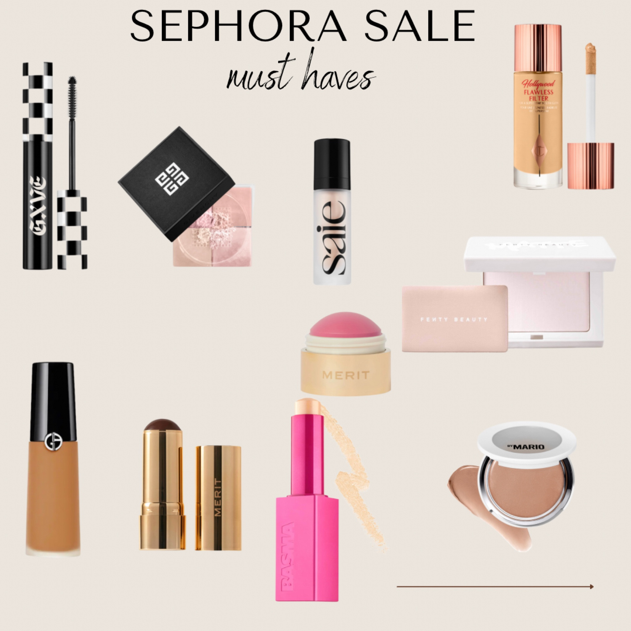 My favs I stock up on!! These are a few of my can’t live without! #sephorasale #sephora #beauty #makeupuse code savenow to save 10-20% off during the sale starting tomorrow for rouge members 

#LTKBeautySale #LTKunder50 #LTKbeauty