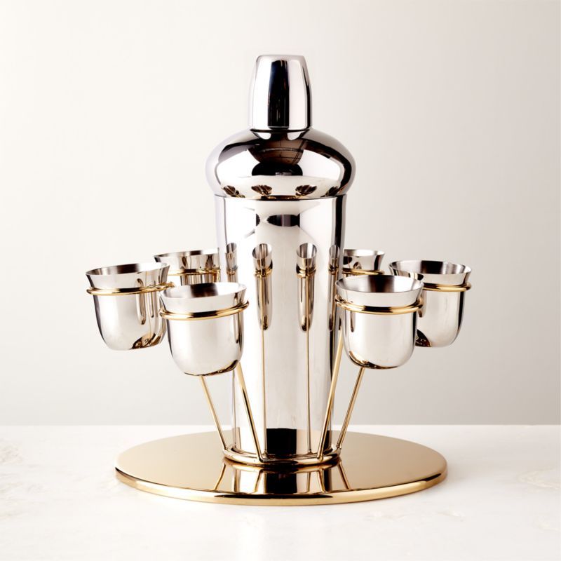 Hawthorne Modern Stainless Steel Cocktail Shaker Set + Reviews | CB2 | CB2