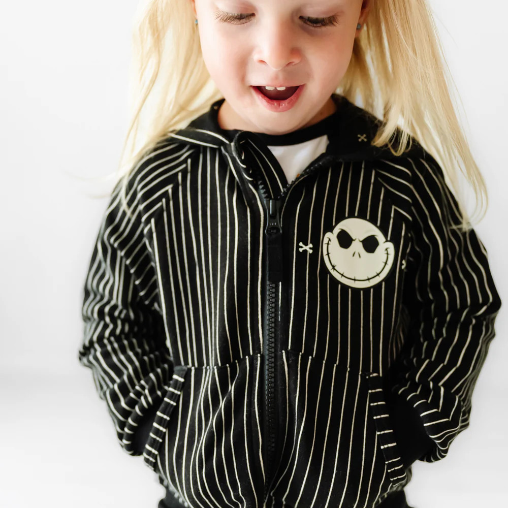Jack Skellington Zip Hoodie | Little Sleepies