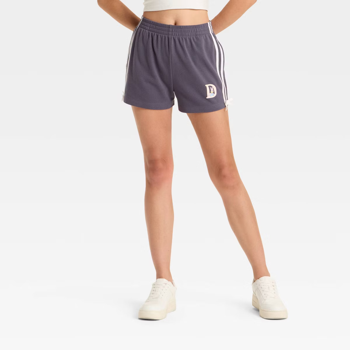 Women's Daisy Duck Graphic Shorts - Navy | Target