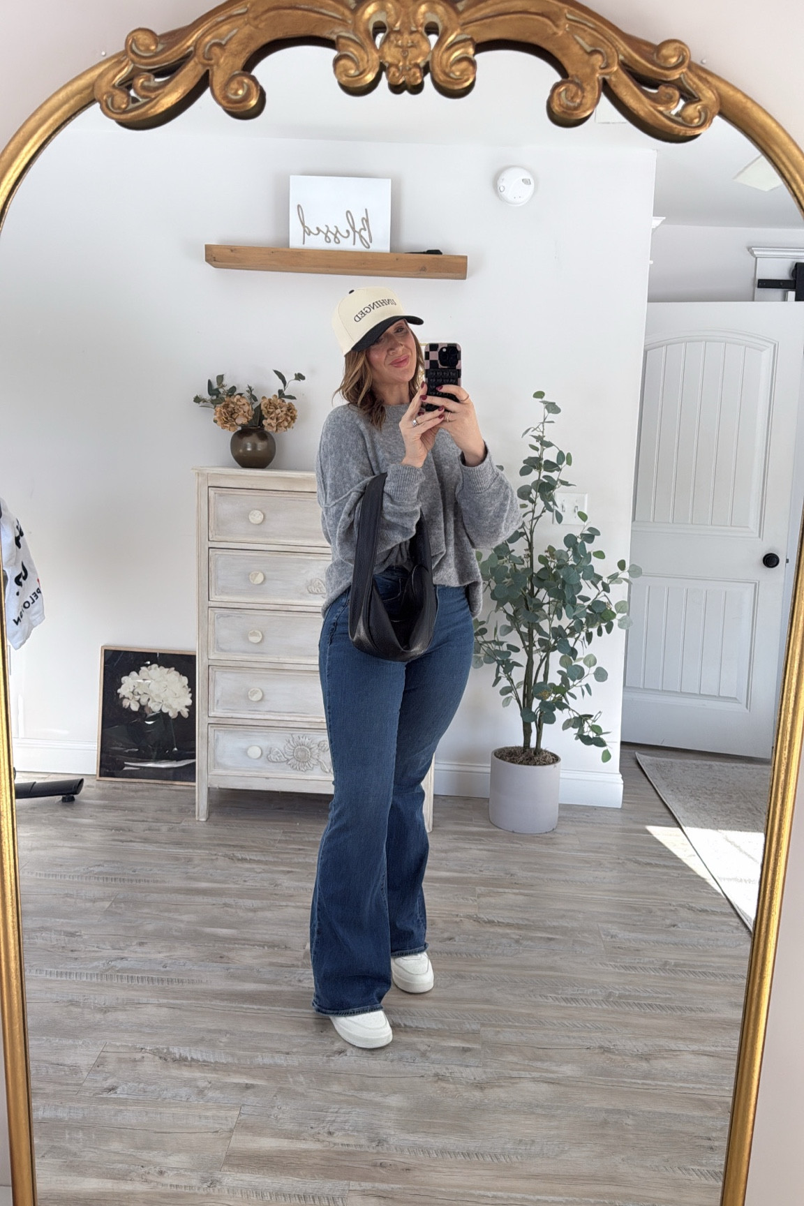 Some days, I’m that mom—running errands and juggling a million but at least my outfit has it together…TODAY. 😂

These Abercrombie jeans? The perfect fit. This oversized sweater? Effortless comfort. And these Nikes? A mom-life essential. But let’s talk about this hat—because if you’re a mom, you need one. It’s from Salty + Unhinged, and trust me, the name alone says it all.

Everything’s linked below (except the hat—grab yours over at Salty + Unhinged!). Because moms deserve to look cute, even on the chaotic days. ✨

#LTKstyletip #LTKfashion #OOTDstyle #MomStyle #AbercrombieStyle