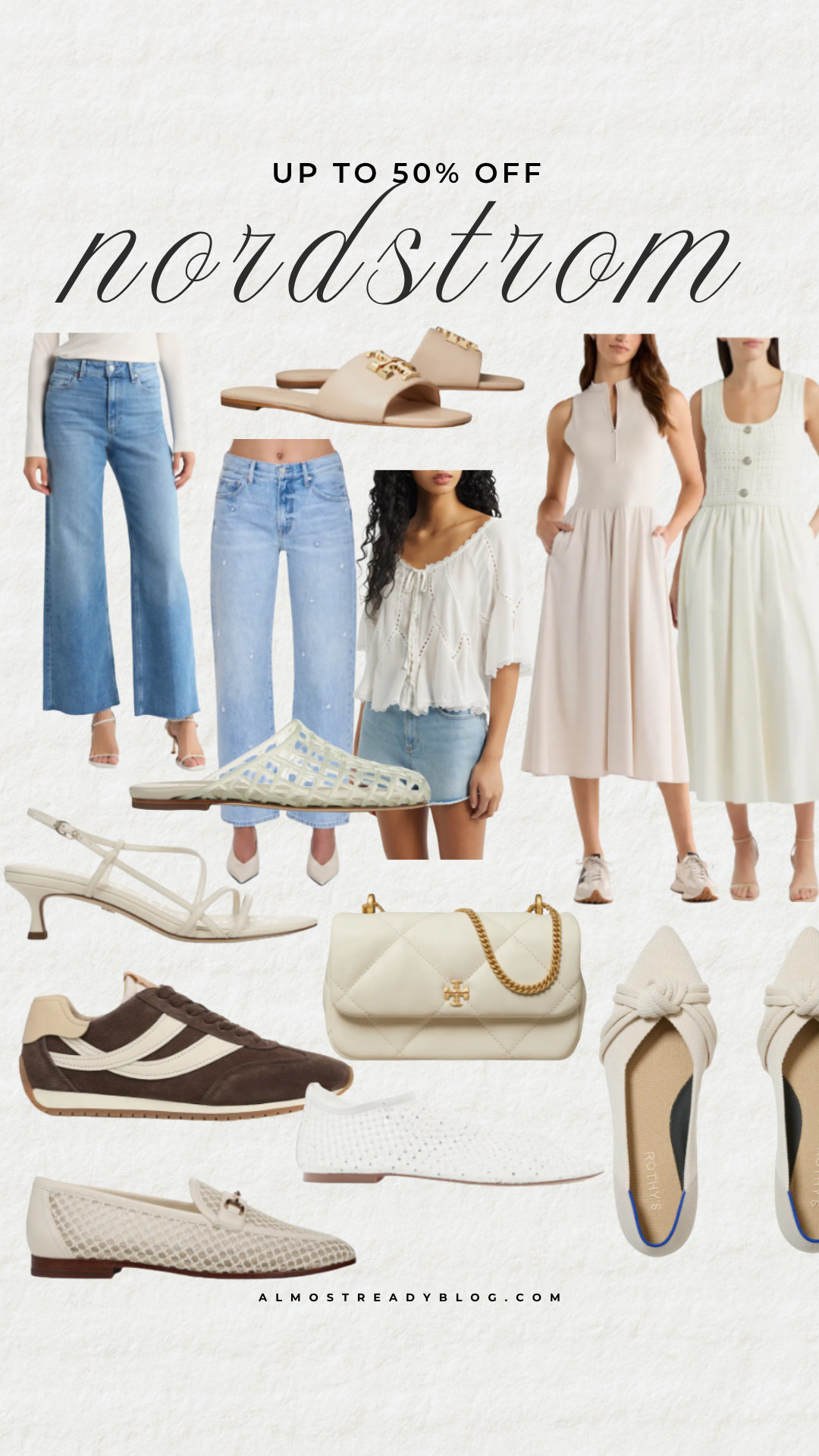 Nordstrom up to 50% off.

tory burch sale, zella sale, athleisure dress, casual chic, summer shoes, neutral shoes, mesh flats, everyday dress

#LTKSaleAlert