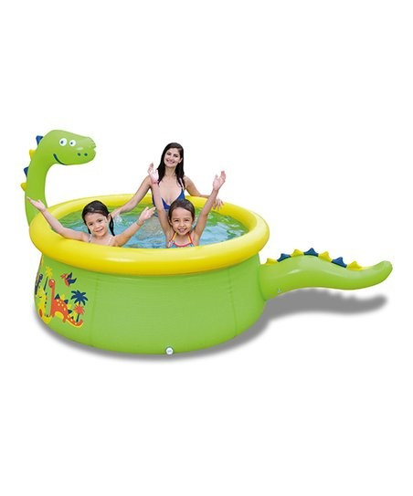 Green Dinosaur Inflatable Pool | Zulily