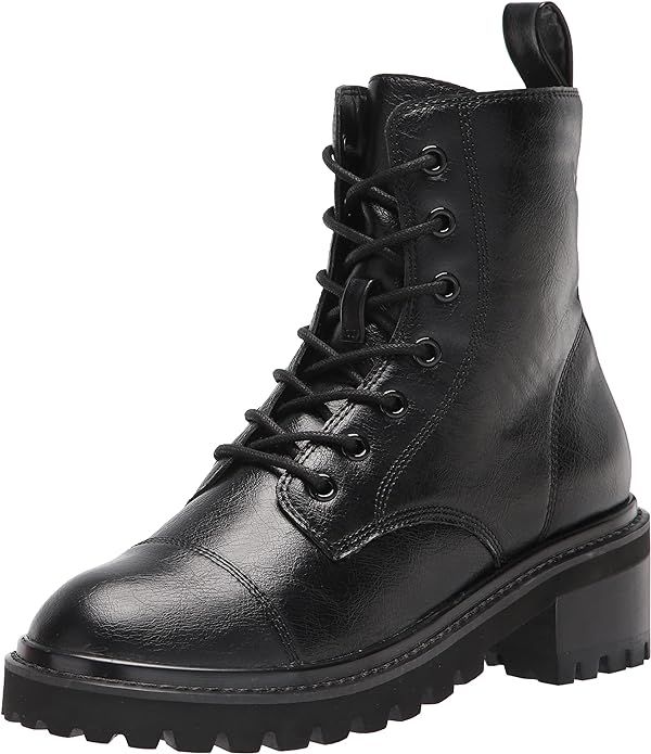 The Drop Women's Sparta Chunky Sole Lace Up Combat Boot | Amazon (US)