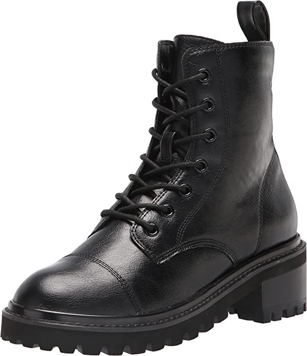 The Drop Women's Sparta Chunky Sole Lace-Up Combat Boot | Amazon (US)