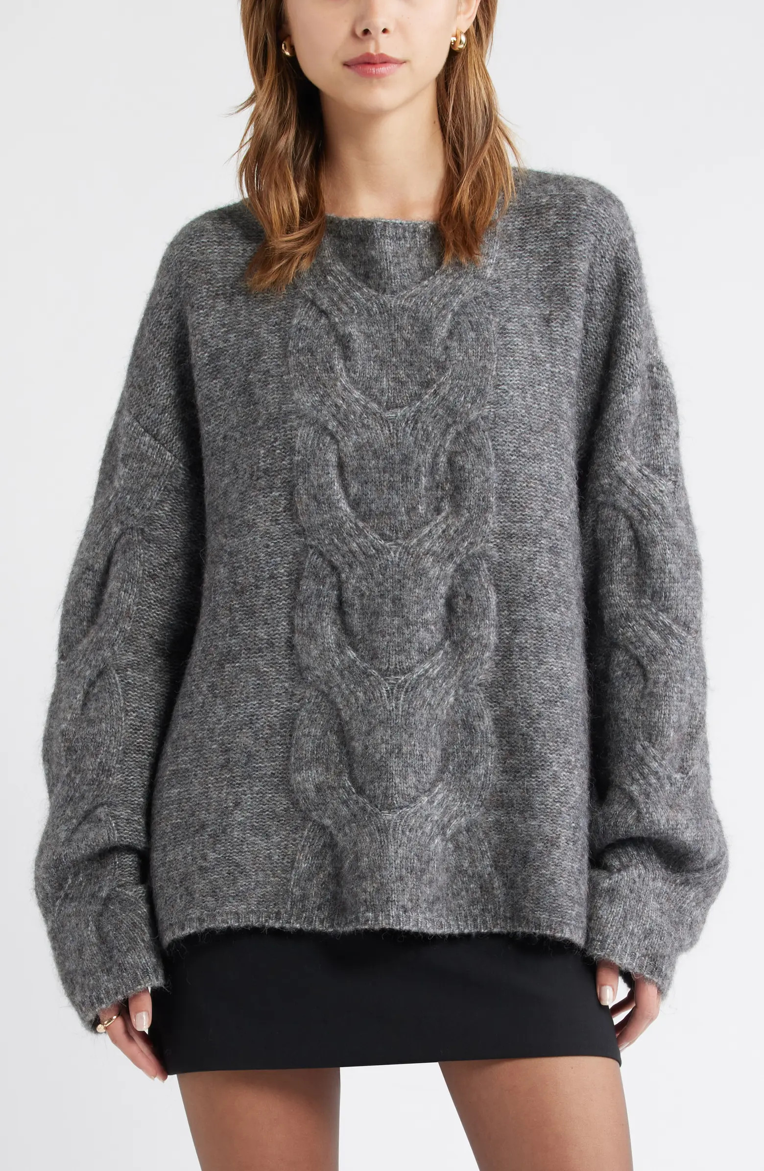 Cable Boatneck Sweater | Nordstrom