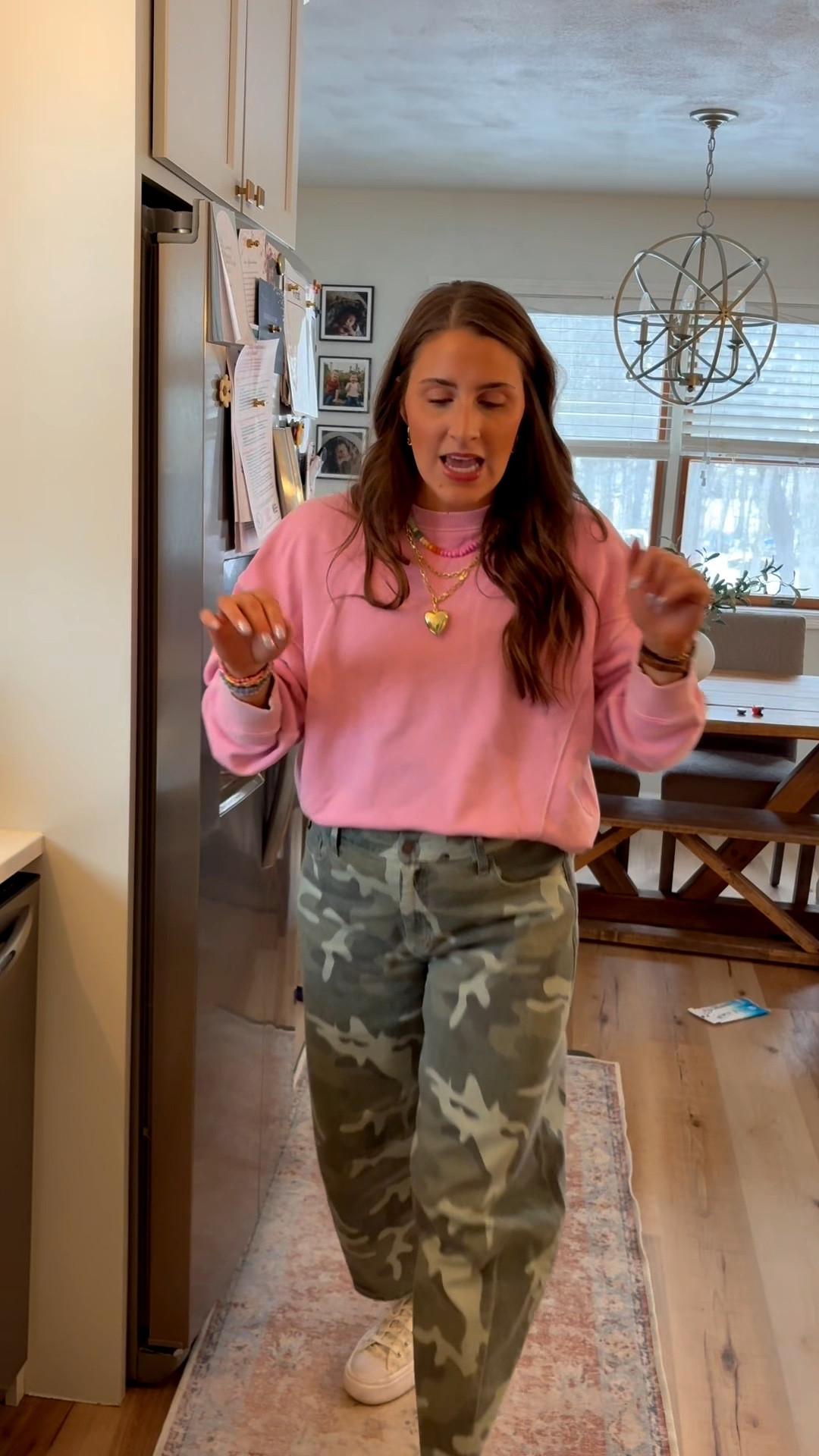 Dopamine dressing 💖

Camo barrel jeans, pink crewneck sweatshirt, platform converse 

#LTKmomlife #LTKootd #LTKdayinmylife