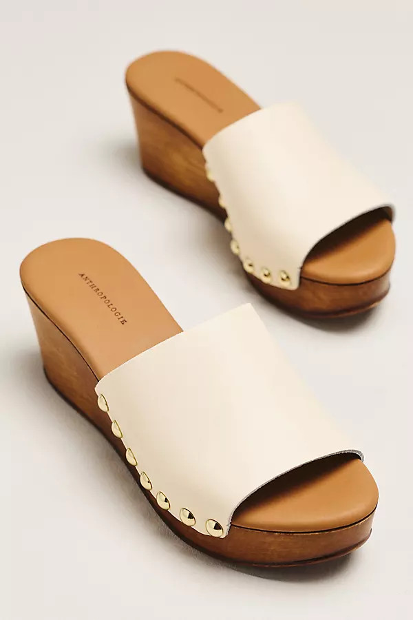 Wooden Platform Heels | Anthropologie (US)