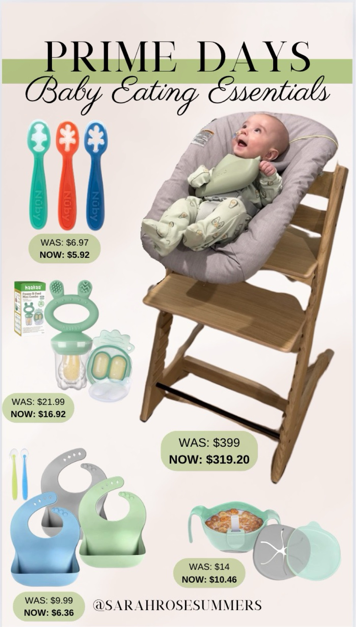 Amazon Prime Days! Baby eating essentials on sale. Nuby baby’s first spoon set. Stokke Tripp Trapp High Chair. Silicone Baby Bibs. Haakaa Baby Fruit Food Feeder. 3 in 1 Toddler Bowl.

#LTKSaleAlert #LTKBaby