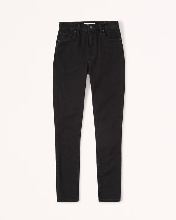 High Rise Super Skinny Ankle Jean | Abercrombie & Fitch (US)