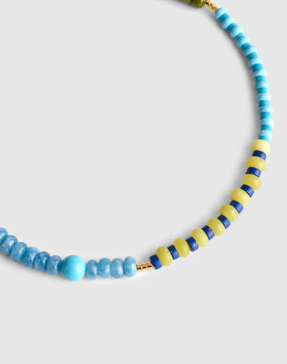 Semiprecious Beaded Choker Necklace | Madewell