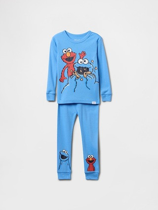 Baby & Toddler Organic Brushed Cotton Sesame Street PJ Set | Gap (CA)