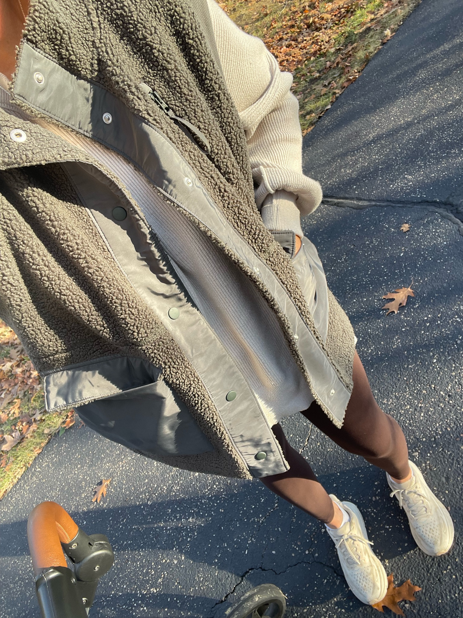 Sherpa vest linked similar! My favorite leggings ever in brown, Hoka Clifton 9s

#LTKStyleTip #LTKActive #LTKGiftGuide