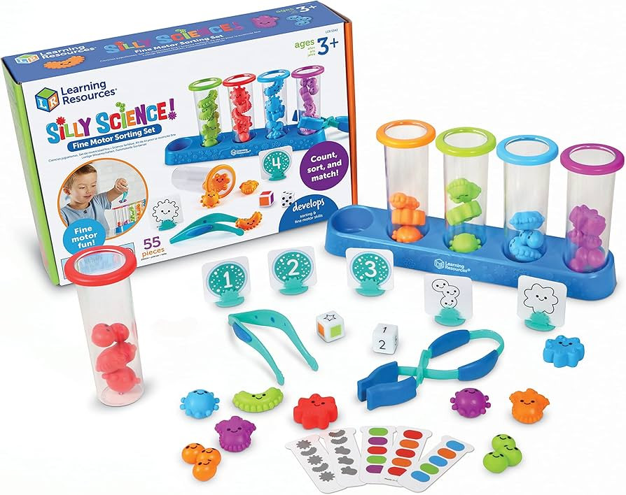 Learning Resources Silly Science Fine Motor Sorting Set, STEM Toys for Kids, Educational Toy, Pre... | Amazon (US)