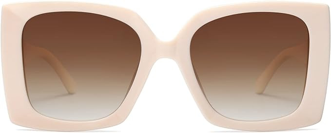 SOJOS Retro Square Polarized Womens Sunglasses Trendy Oversized Large Women's Big Shades SJ2224 | Amazon (US)