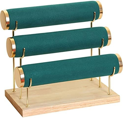 Aqerimit Stylish Gold Rimming Bracelet Display Stand, 3 Tier Racks Bangles and Wrist Watch Towers... | Amazon (US)