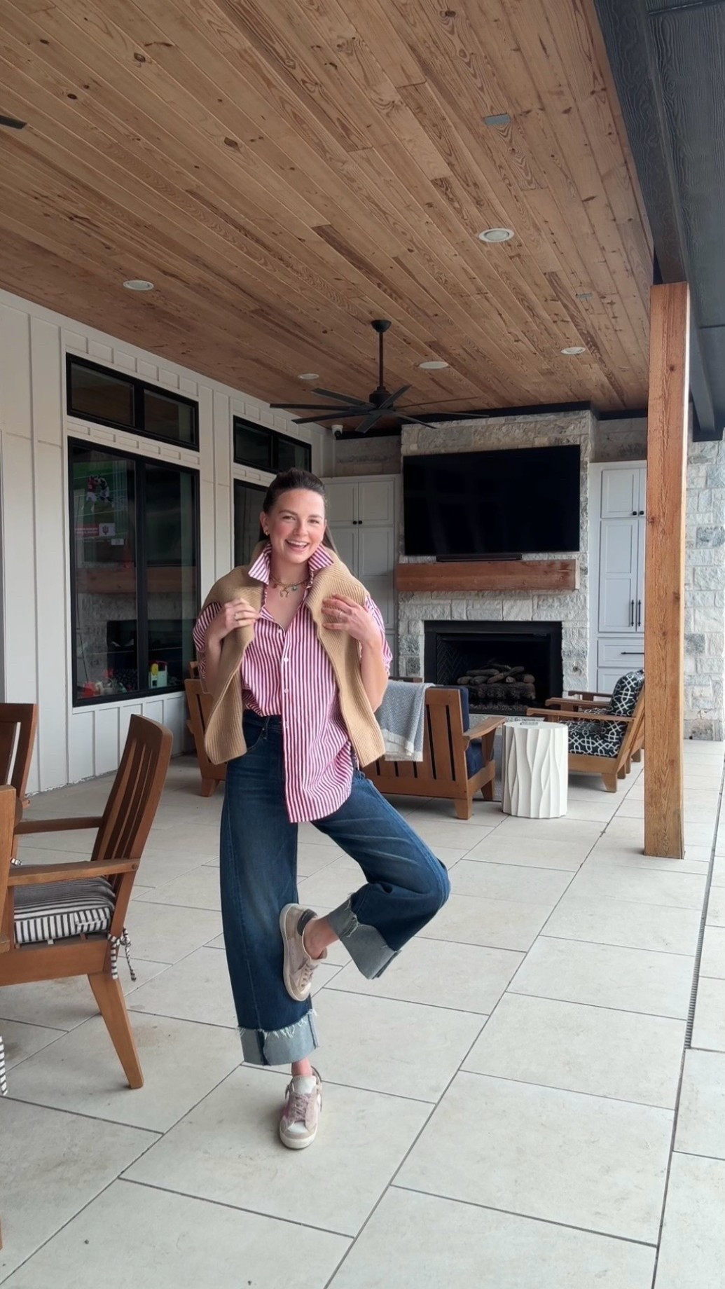 Took a 25 in the jeans, M in the top, small in the sweater, 37 in GG !!!!

#LTKootd #LTKmomlife #LTKU