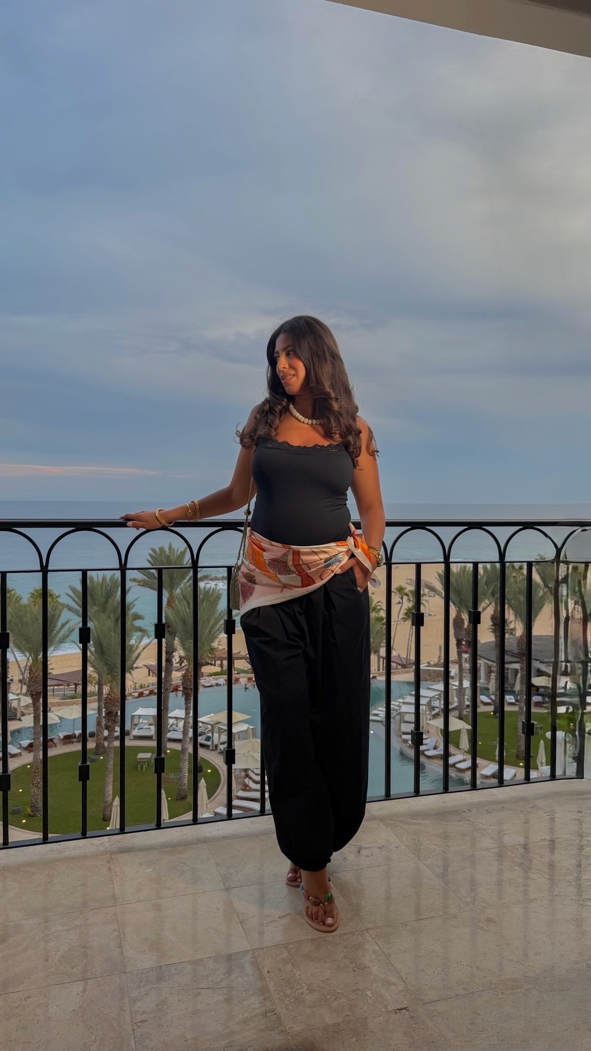 Vacation Dinner outfit today! Wearing medium in the top (has built in bra) and these balloon pants!

#LTKootd #LTKMidsize #LTKSeasonal