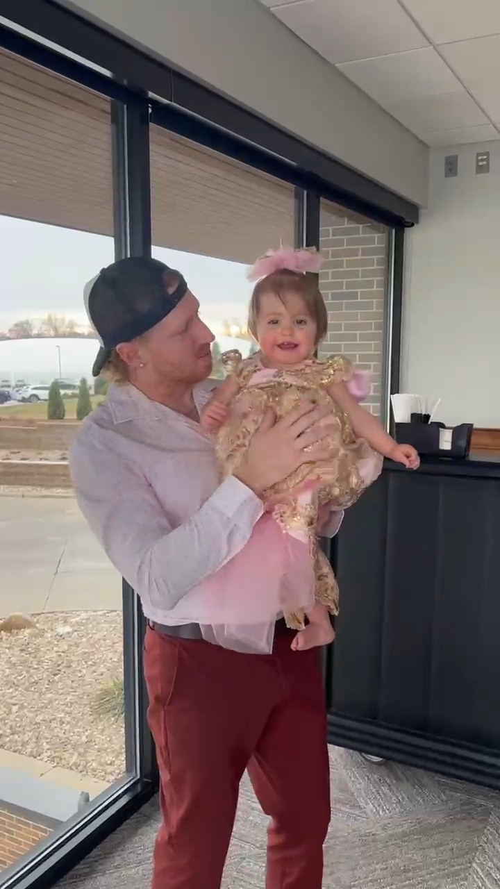 Daddy's Princess in her Gown for her 1st Birthday Party! 

 #LTKKids