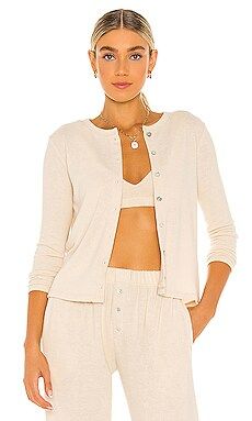 DONNI. Sweater Cardi in Creme from Revolve.com | Revolve Clothing (Global)